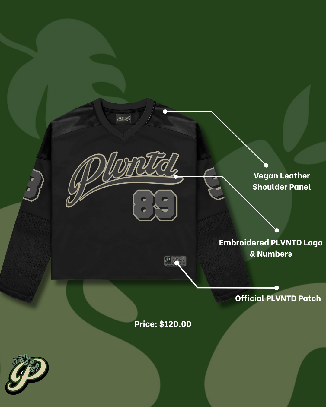 PLVNTD Blackout Hockey Jersey
