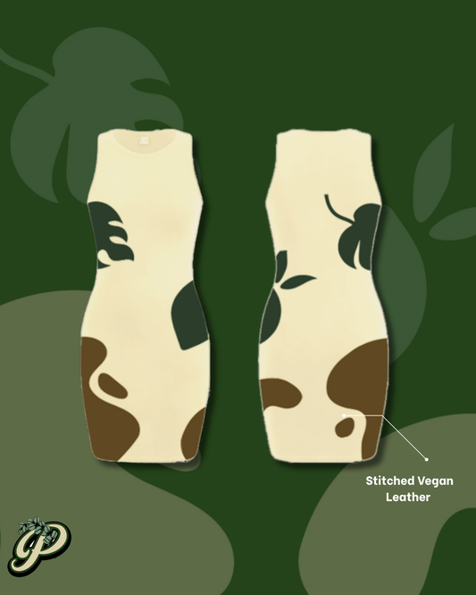 PLVNTD "Plant Camo" dress