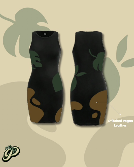 PLVNTD “Plant Camo” Dress