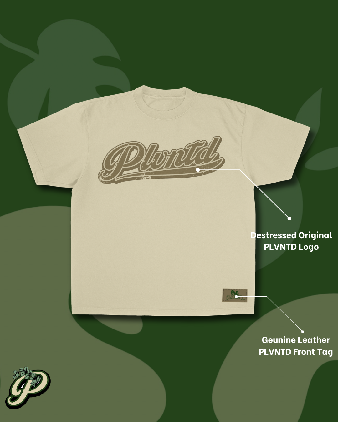 Rooted in Purpose Tee – Cream/Brown (SZN 2)