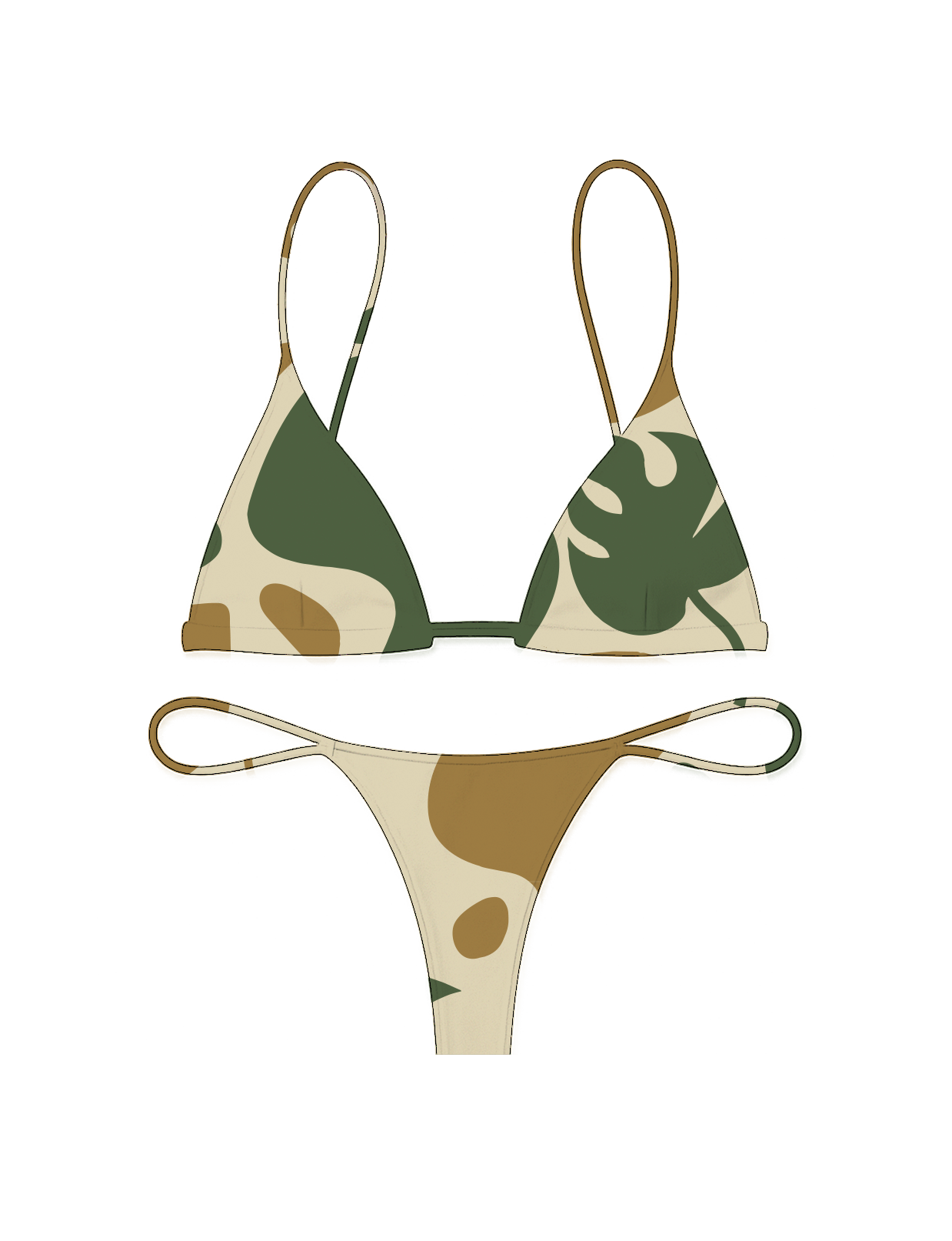 Recovery Sunday Swimsuit (Two-piece bikini-string bottom)
