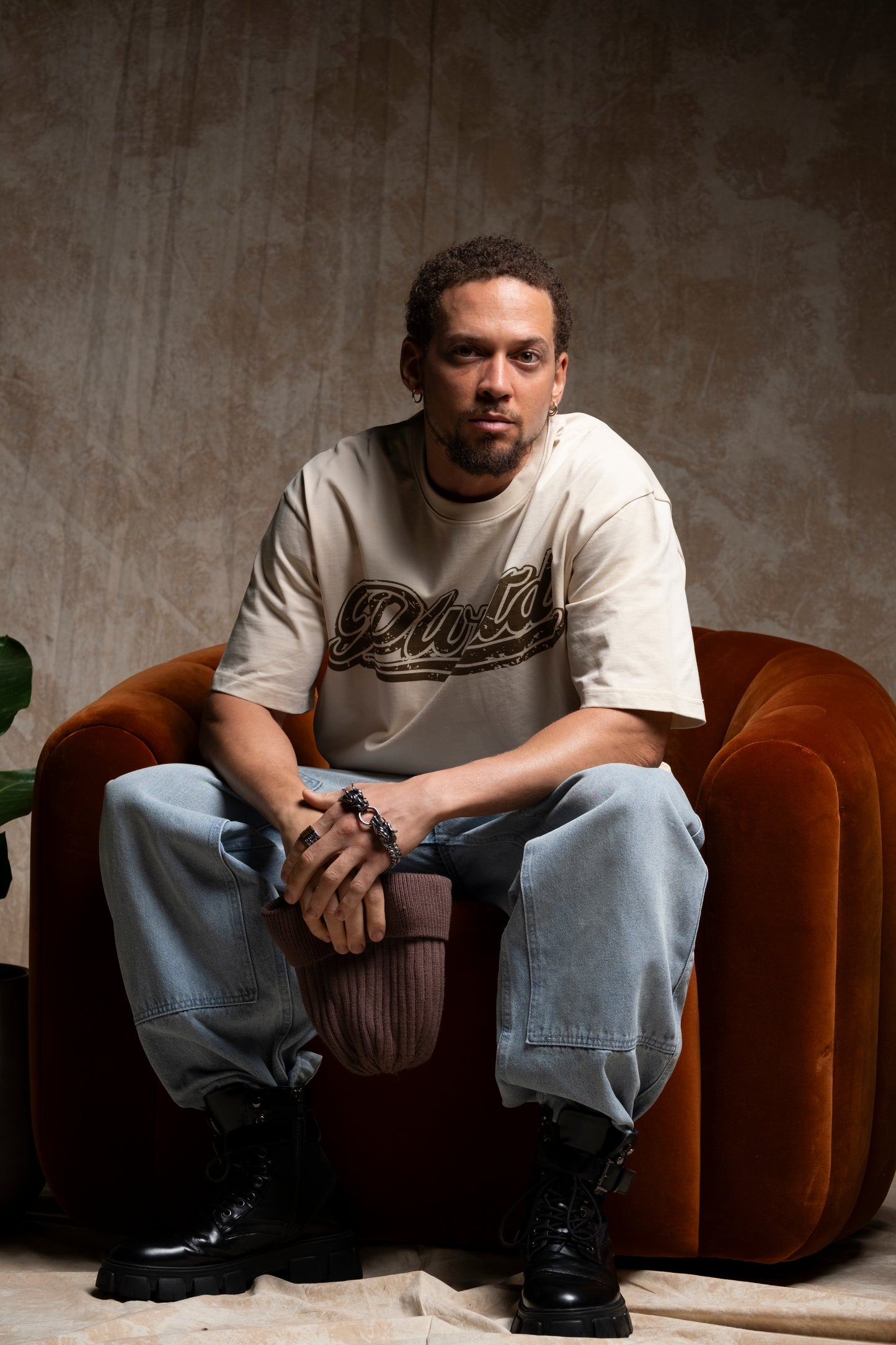 Rooted in Purpose Tee – Cream/Brown (SZN 2)